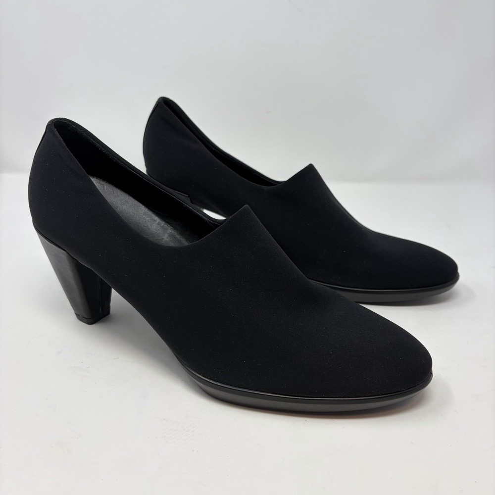Ecco Shape 55 Plateau Pumps Black Women's Size 41 / 10